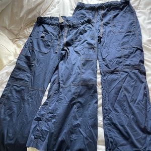 Dickies navy blue scrub pant; Size small/petite